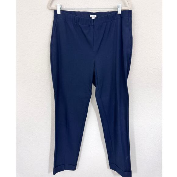 J. Jill Pants - J. Jill Womens Premium Bi Stretch Pants Size 14 Tall Minimal Neutral Office Blue